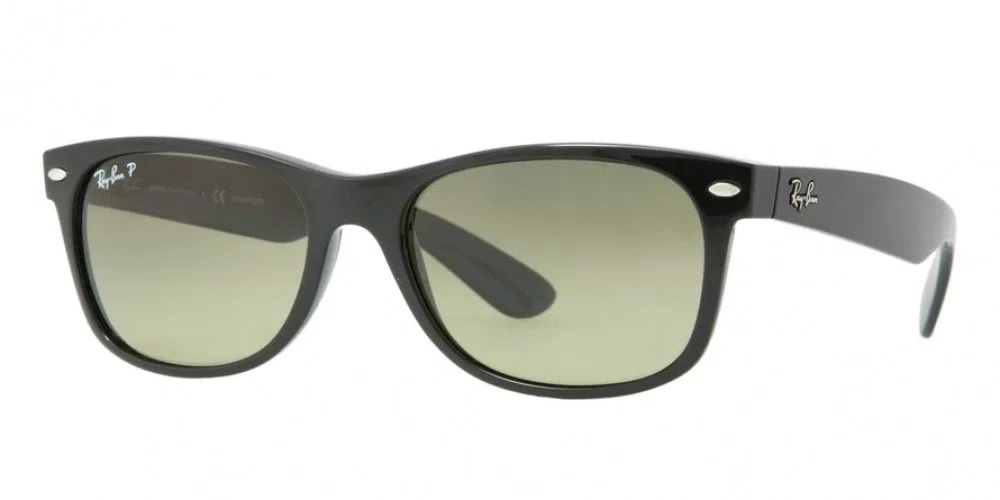 Ray Ban New Wayfarer 2132 Sunglasses - Medium - 55mm - Black - view 50